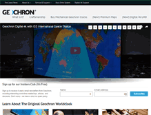 Tablet Screenshot of geochron.com