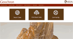 Desktop Screenshot of geochron.org